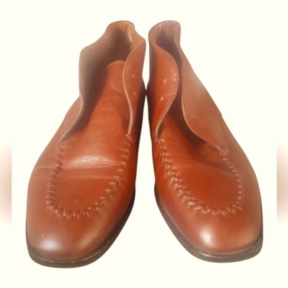 Bruno Magli Savino Men's Brown Leather Italian Chukka Ankle Dress Boots 10 1/2 M - Picture 3 of 7